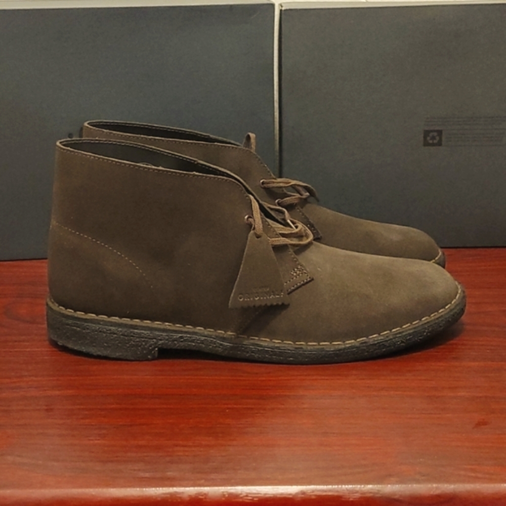 Clark's Original Desert Boot , Brown Suede